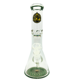 Ra Shop Flower Ring Single Perc w/ Logo Dark Green
