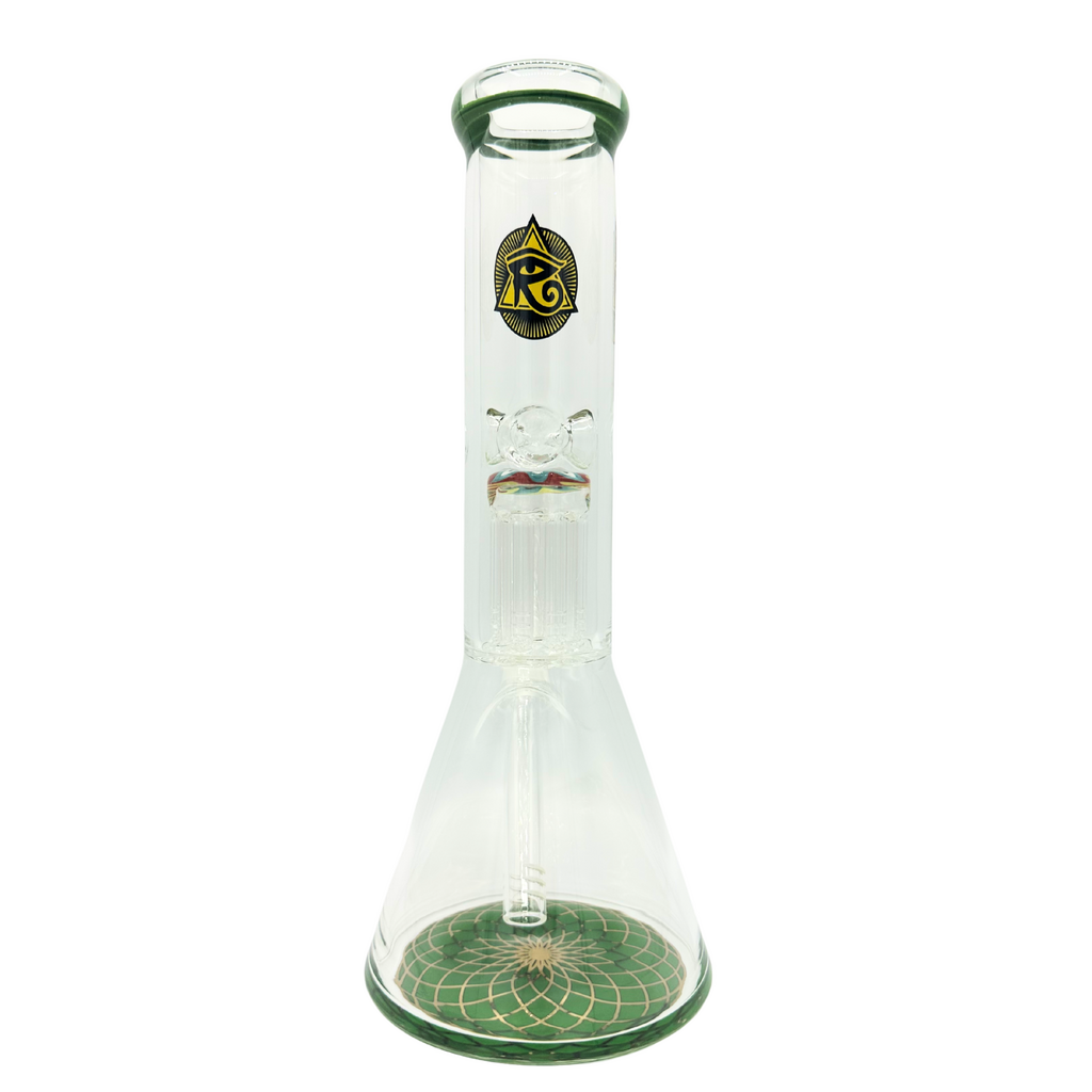 Ra Shop RA SHOP Flower Ring Single Perc w/ Logo Dark Green