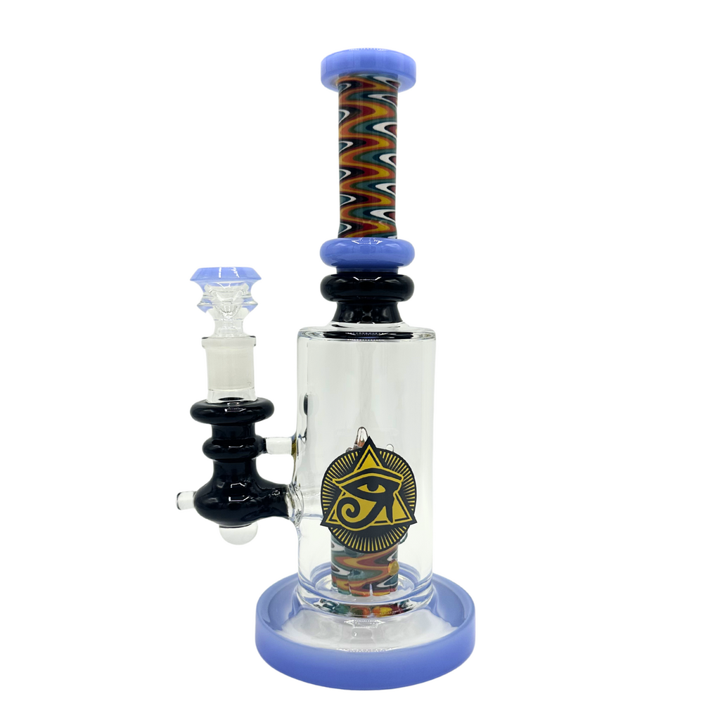 Ra Shop RA SHOP Wig Wag Waterpipe with Logo Blue