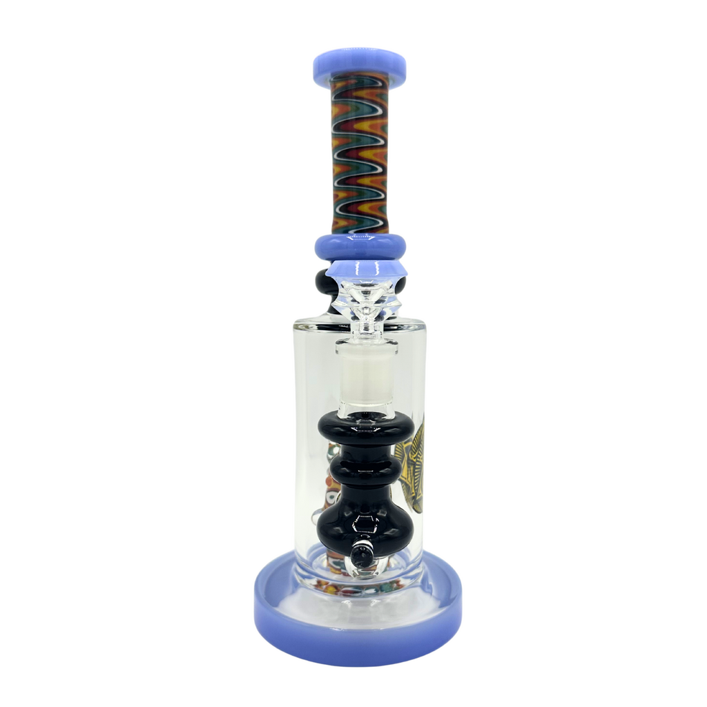 Ra Shop RA SHOP Wig Wag Waterpipe with Logo Blue