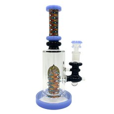 Ra Shop RA SHOP Wig Wag Waterpipe with Logo Blue
