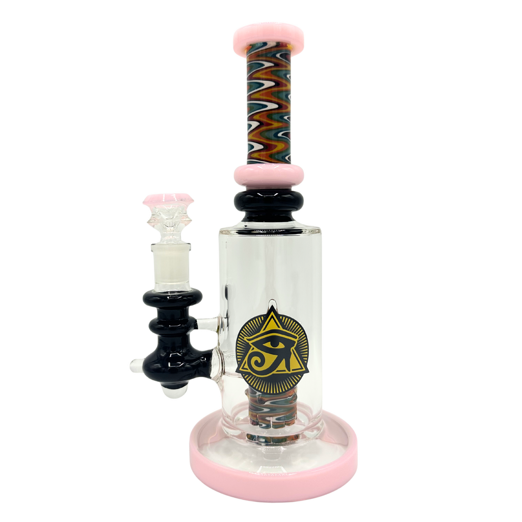 Ra Shop RA SHOP Wig Wag Waterpipe with Logo Pink
