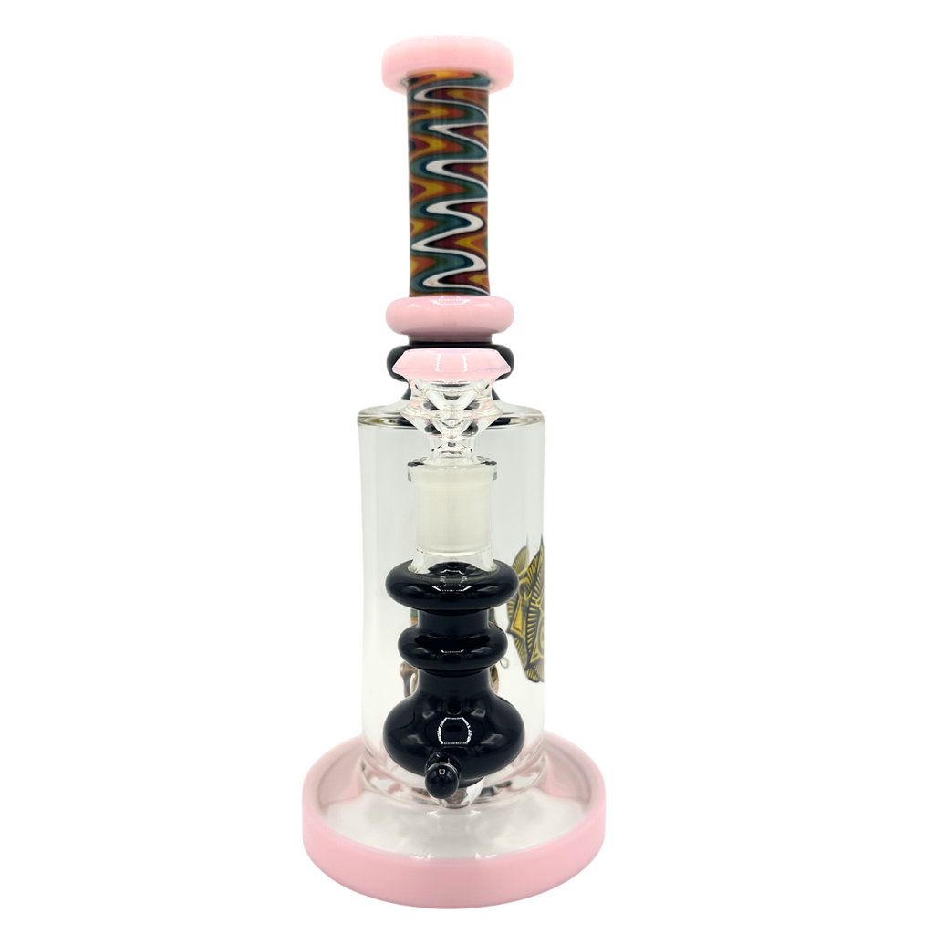 Ra Shop RA SHOP Wig Wag Waterpipe with Logo Pink