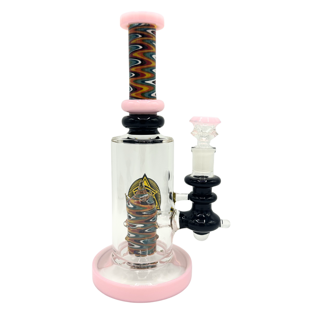 Ra Shop RA SHOP Wig Wag Waterpipe with Logo Pink
