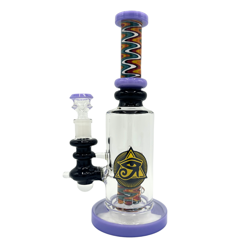 Ra Shop RA SHOP Wig Wag Waterpipe with Logo Purple