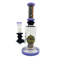 Ra Shop RA SHOP Wig Wag Waterpipe with Logo Purple