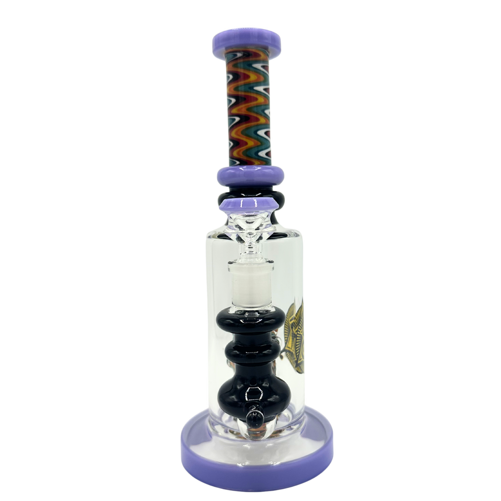 Ra Shop RA SHOP Wig Wag Waterpipe with Logo Purple