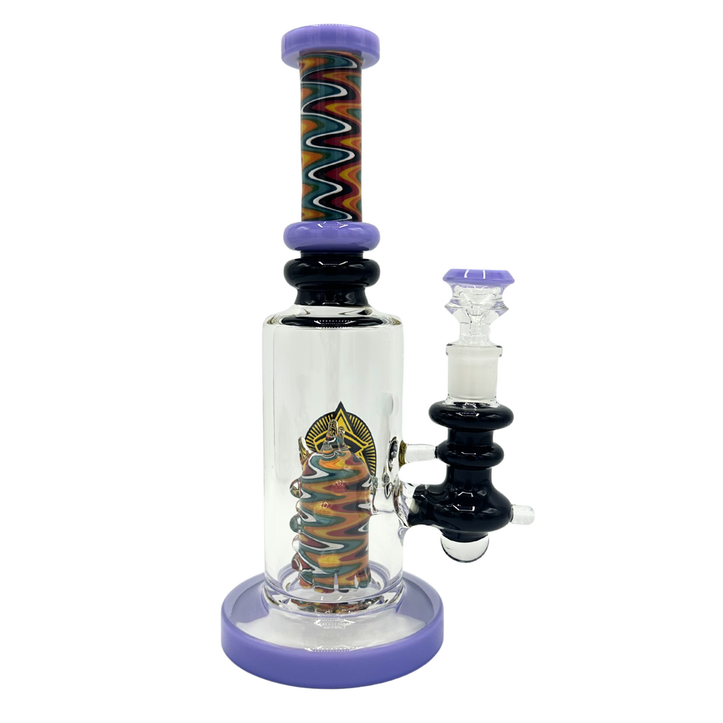 Ra Shop RA SHOP Wig Wag Waterpipe with Logo Purple