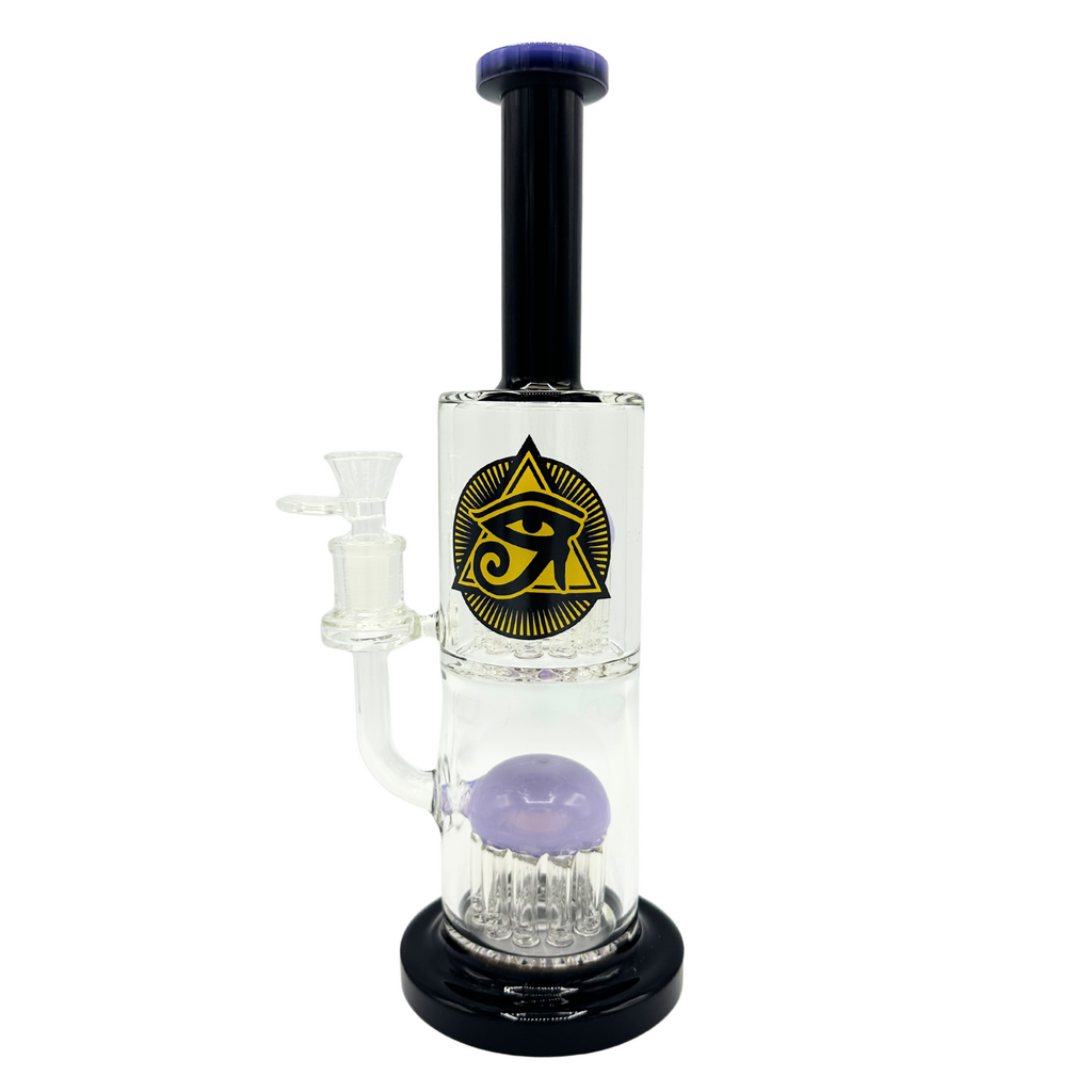 Ra Shop RA SHOP Double Shower Perc Waterpipe w/ Logo