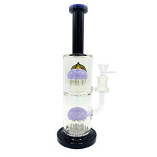 Ra Shop RA SHOP Double Shower Perc Waterpipe w/ Logo