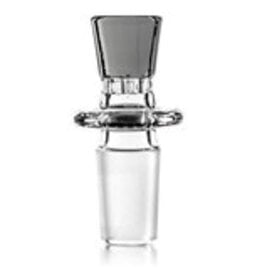 Blazing Blue Glass BBG Male 19mm Smoke Honeycomb Gong Slide