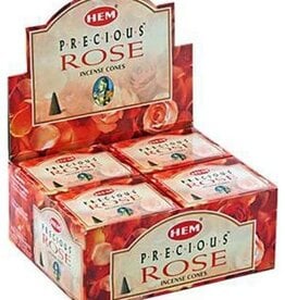 HEM Incense Hem 10pc Cones Precious Rose