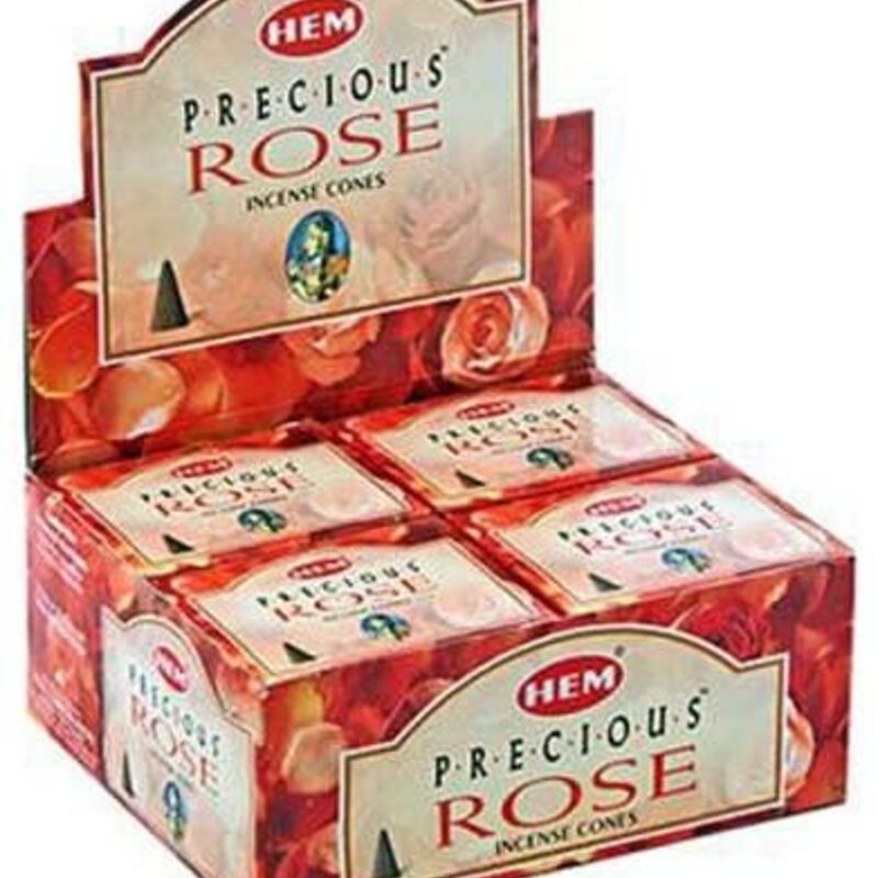 HEM Incense Hem 10pc Cones Precious Rose