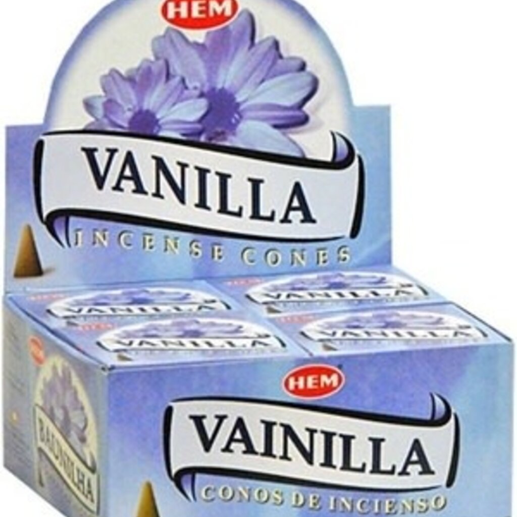 HEM Incense Hem 10pc Cones Vanilla