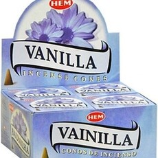 HEM Incense Hem 10pc Cones Vanilla