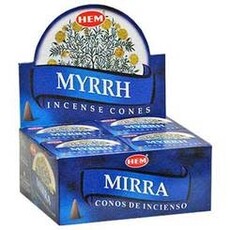 HEM Incense Hem 10pc Cones Myrrh