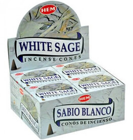 HEM Incense Hem 10pc Cones White Sage