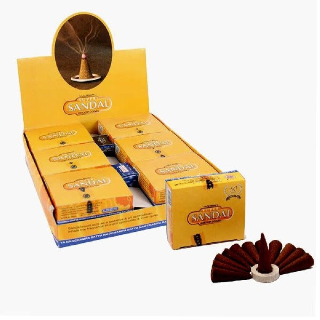Satya Incense Satya Super Sandal 12pc Cones