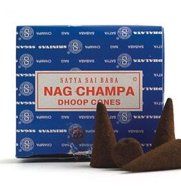 Satya Incense Satya Nag Champa 12pc Cones