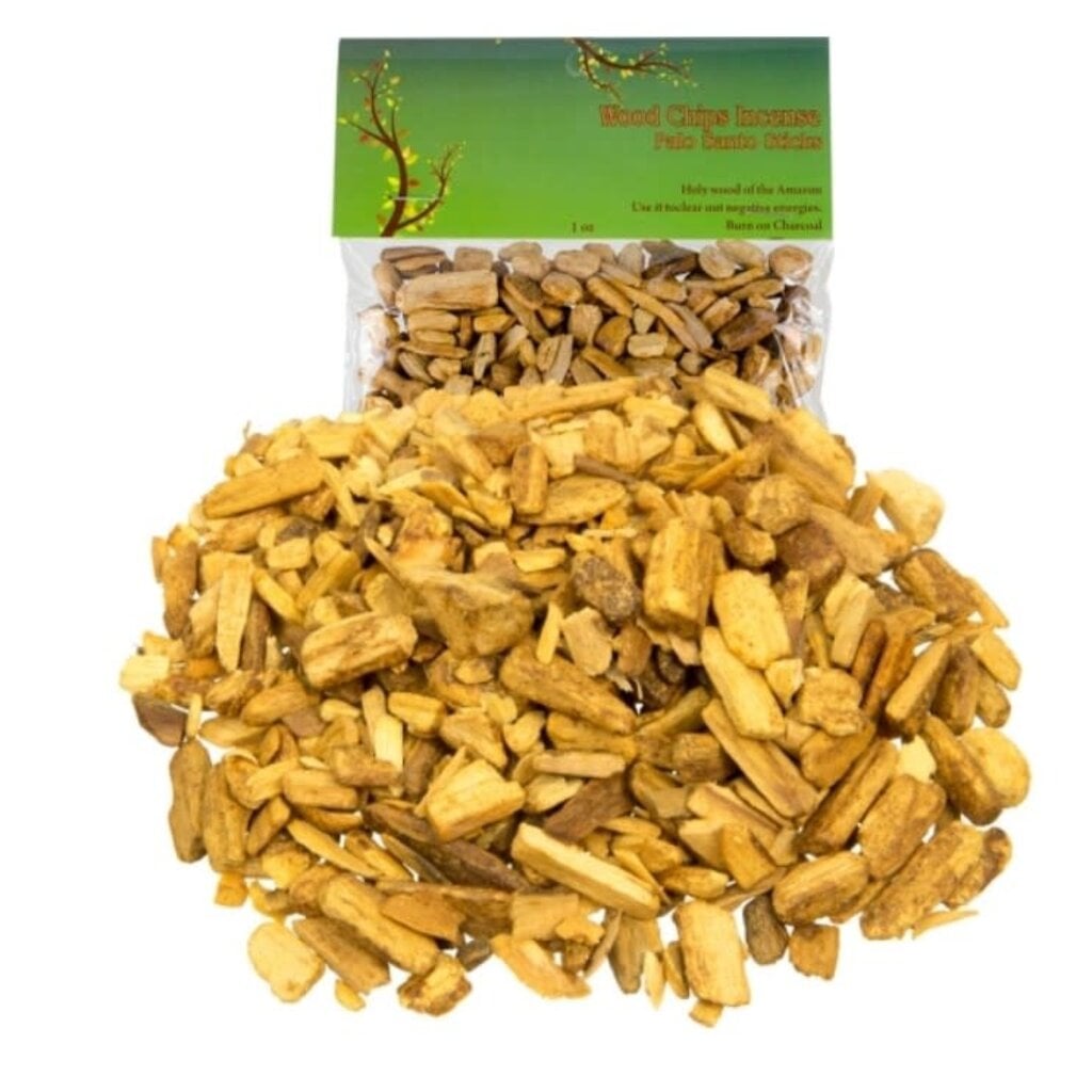 Palo Santos Palo Santo Wood Chips 1 oz.