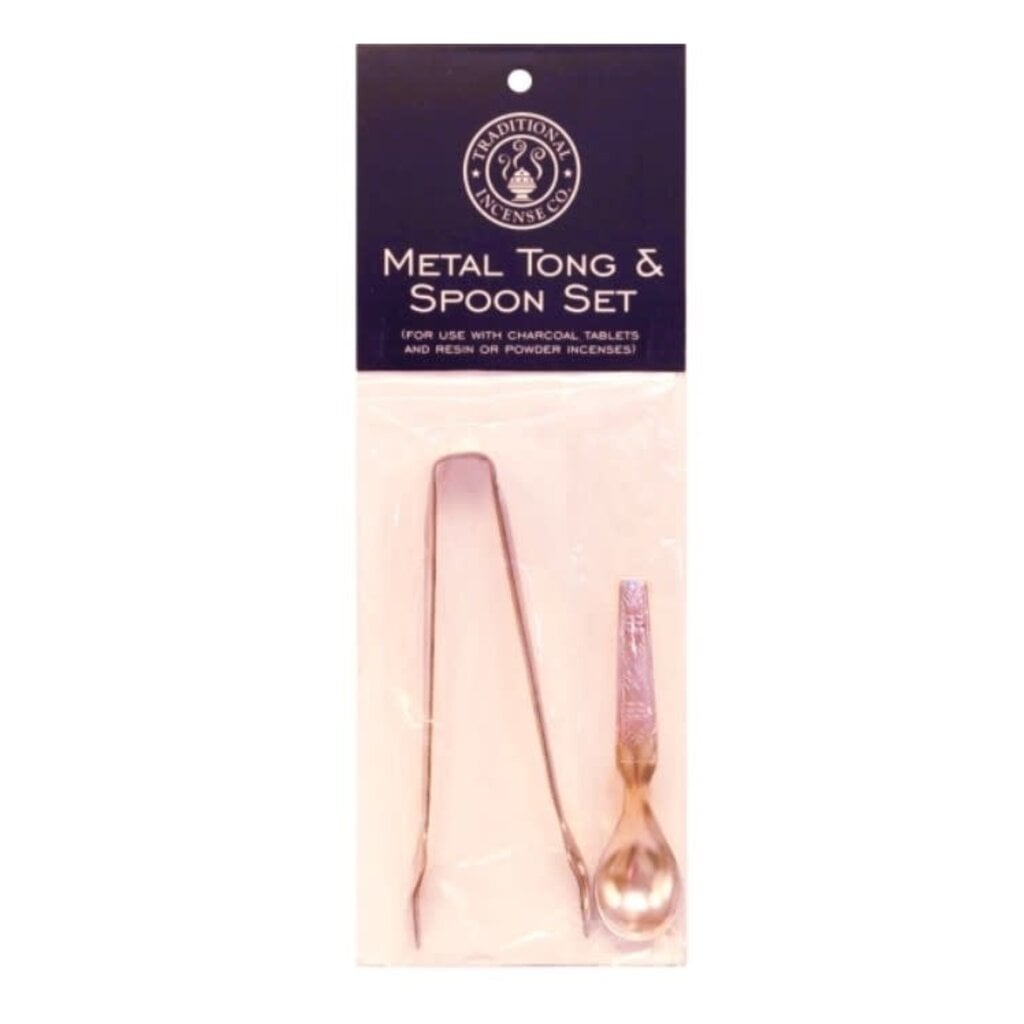 Resin and Powder Tong & Spoon Set