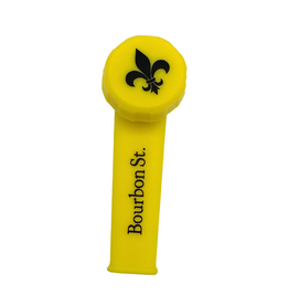 Bourbon St. Silicone Hand Pipe Yellow