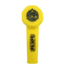 Ra Shop Silicone Hand Pipe Yellow