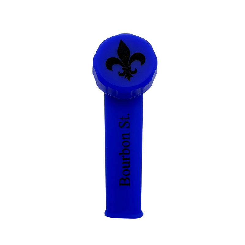 Bourbon St. Silicone Hand Pipe Blue