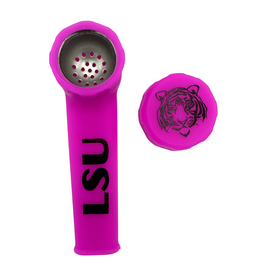 LSU Silicone Hand Pipe Purple