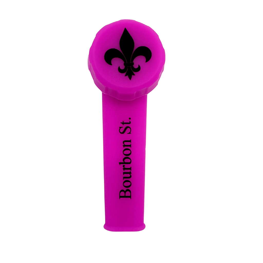 Bourbon St. Silicone Hand Pipe Purple