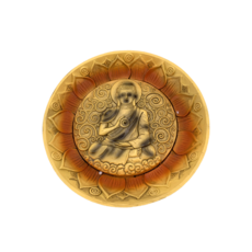 Round Buddha Incense Holder