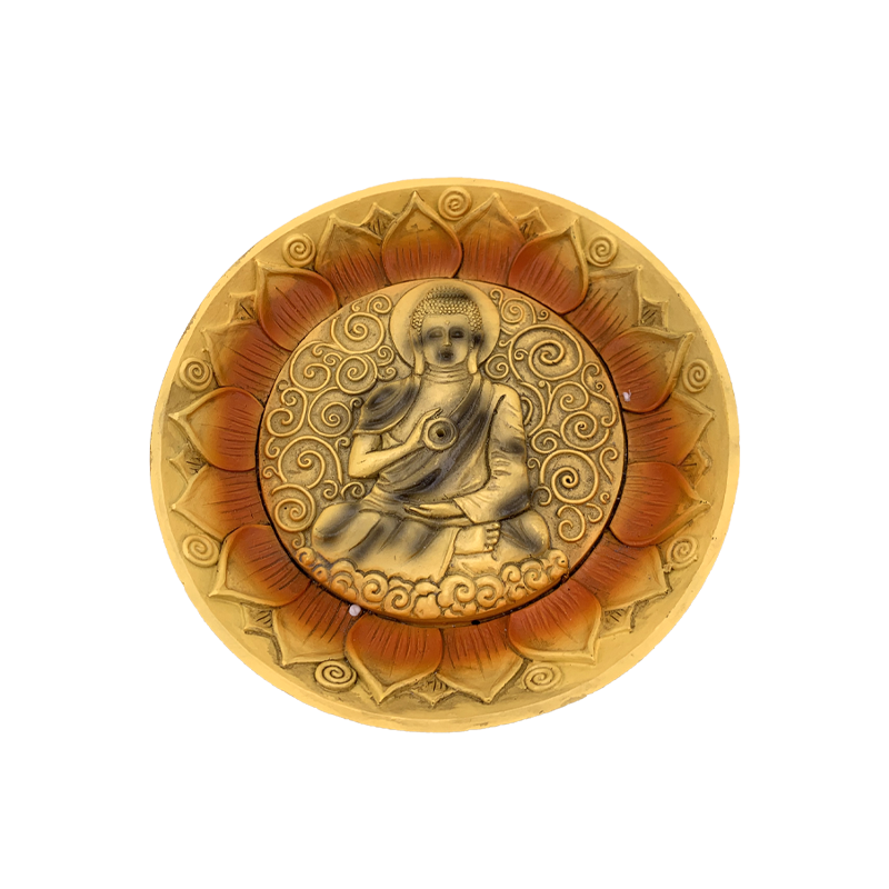 Round Buddha Incense Holder
