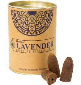 goloka Goloka Incense Backflow Cones 24pk Lavender