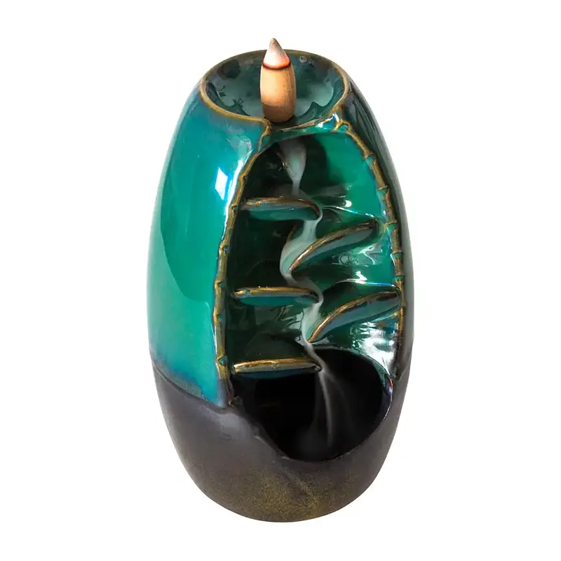 Cascading Leaves Backflow Incense Holder