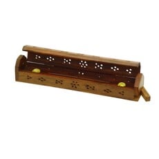 Wood Incense Storage Box Carved