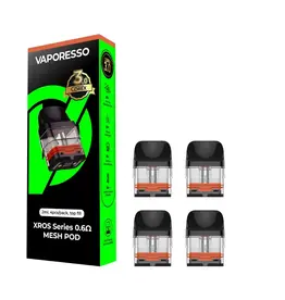 VAPORESSO VAPORESSO Corex 3.0 Xros Series Pod Mesh 4pk 2ML 0.6 OHM