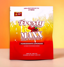 Frosty MAXX Gummies 10ct 40mg THCP Pomegranate Lemonade Hybrid