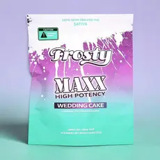 Frosty MAXX Gummies 10ct 40mg THCP Wedding Cake Sativa