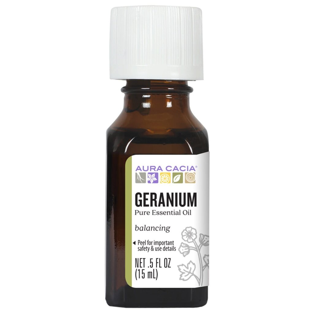 Aura Cacia AURA CACIA Geranium Essential Oil 0.5 fl. oz.