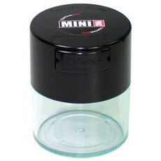 TightPac MiniVac 0.12 liter  Black Cap/Clear Body