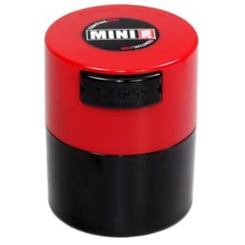TightPac MiniVac 0.12 liter  Red Cap/Black Body