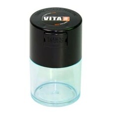 TightPac VitaVac 0.06 liter Black Cap/Clear Body