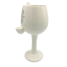 Ceramic Wine Goblet Pipe