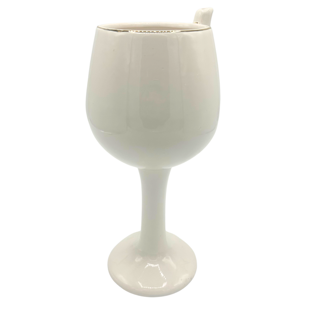 Ceramic Wine Goblet Pipe