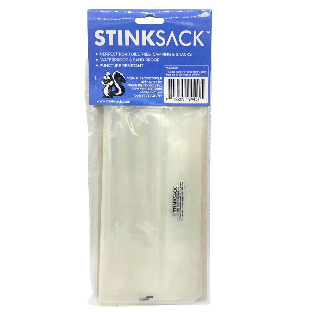 Stink Sack Stink Sack Bag 7.5" x 7" 3pc Clear