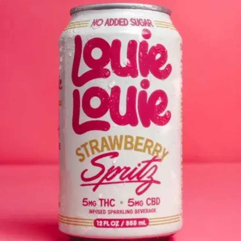 Louie Louie Seltzer 5mg Strawberry Spritz