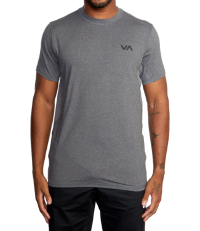 RVCA Sport Vent T-Shirt - CHARCOAL HEATHER