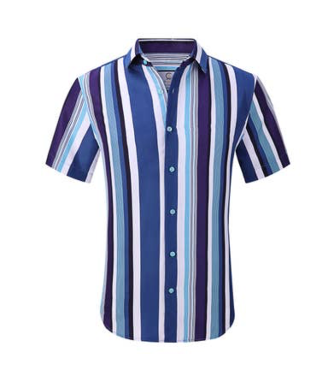 #wearfnf Short Sleeve Button Down - 1- Blue