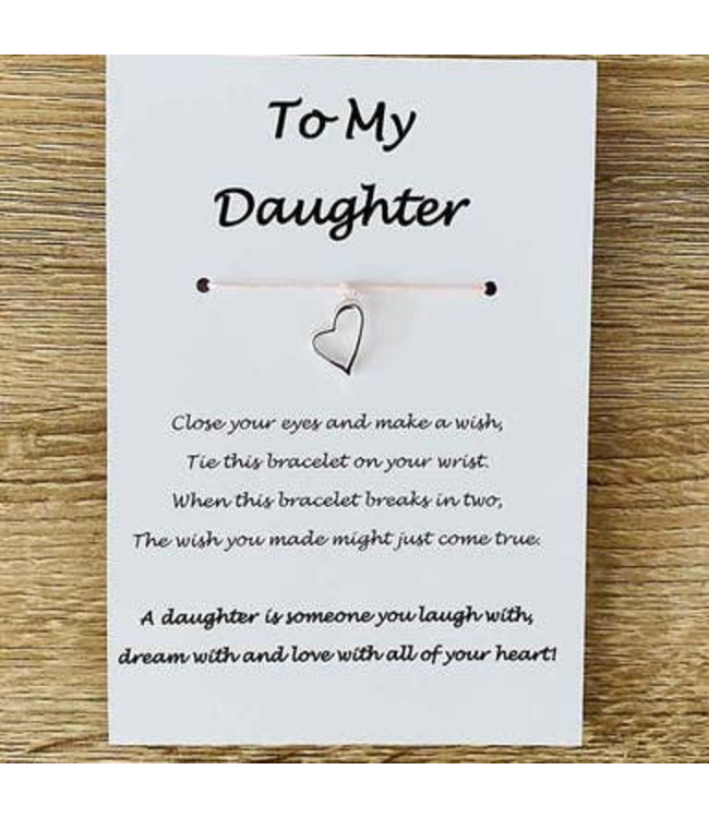 #wearfnf "To My Daughter" Bracelet