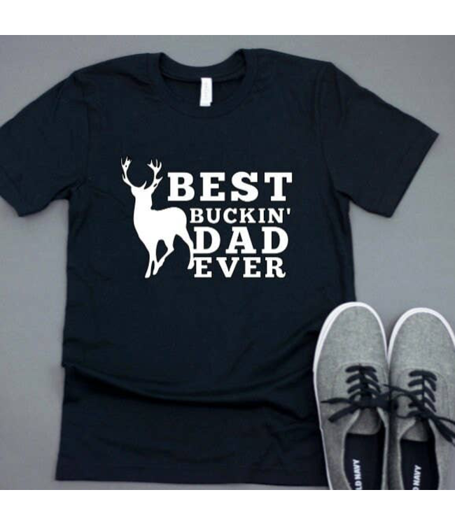 #wearfnf Best Buckin Dad T-Shirt - BLACK